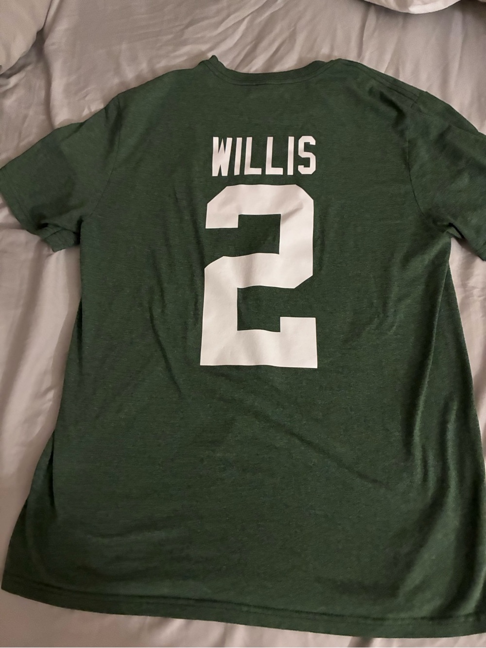 Green 'MALIK WILLIS 2' Graphic Tee